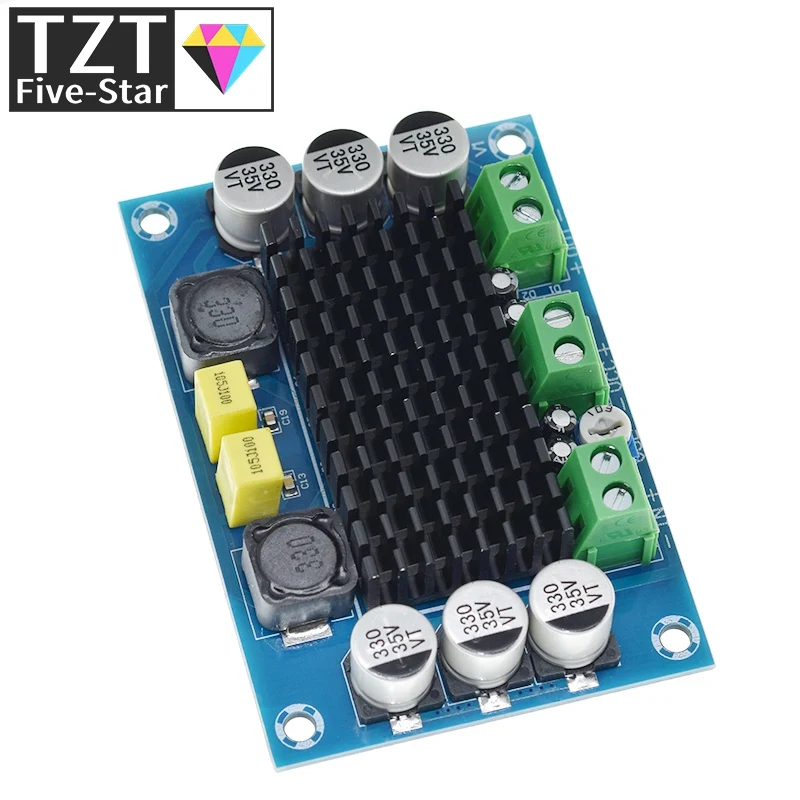 Tzt TPA3116 D2 TPA3116DA Dc 12V 24V 100W Mono Kanaals Digitale Power Audio Versterker Board TPA3116D2 Grote capaciteit Board