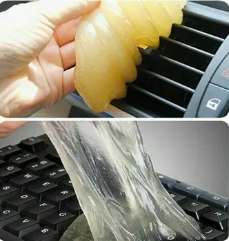 

2020 Newest Magic Soft Sticky Clean Glue Gum Silica Gel Car Keyboard Dust Dirt Cleaner Tool Convenient Car Cleaning Adhesive