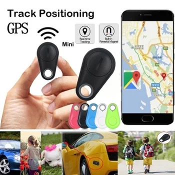 

Smart GPS Tracker Mini Car Pets Kids GPS Locator Real Time Vehicle GPS Tracking Device Wireless Bluetooth 4.0 Key Wallet Finder