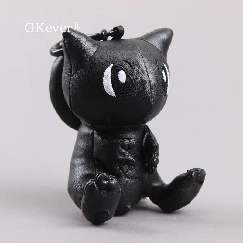 12 см черный MEW брелок кулон Kawaii Прекрасный Кот Мягкие животные игрушки Дети Женщины Рождество подарок на день рождения