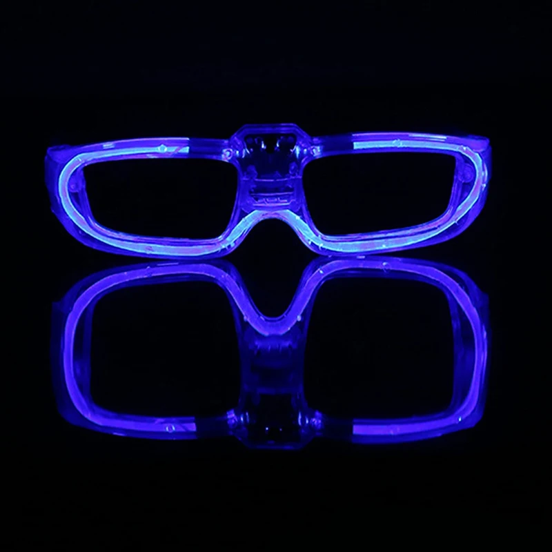 Мигающие очки EL Wire светодиодный светящиеся вечерние очки, светильник ing, новинка, Подарочный светильник, праздничные вечерние светящиеся солнцезащитные очки