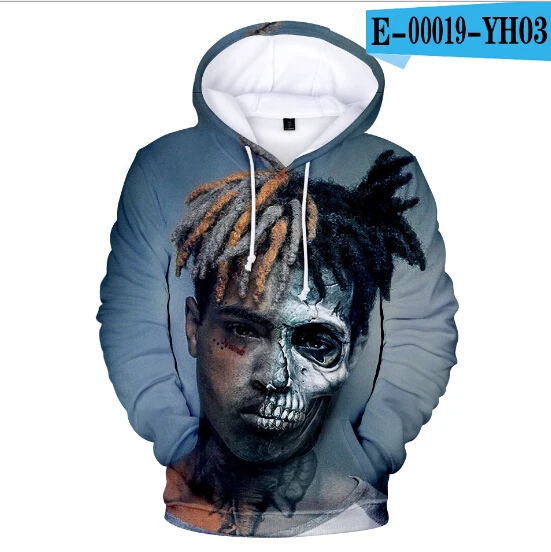 Толстовка с капюшоном с 3D принтом в стиле хип-хоп, Zanger Xxxtentacion, мужские толстовки с капюшоном, Детская уличная одежда в стиле панк Kleding - Цвет: color at picture