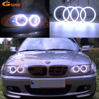 

For BMW 3 Series E46 Coupe Cabrio Convertible 2004 2005 2006 LCI facelift Excellent Ultra bright COB led angel eyes halo rings