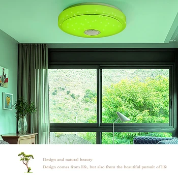 

Music LED Ceiling Lights RGB APP And Remote Control Ceiling Lamp Bedroom 60W Living Room Light Lampara Smart Ceiling Lamp