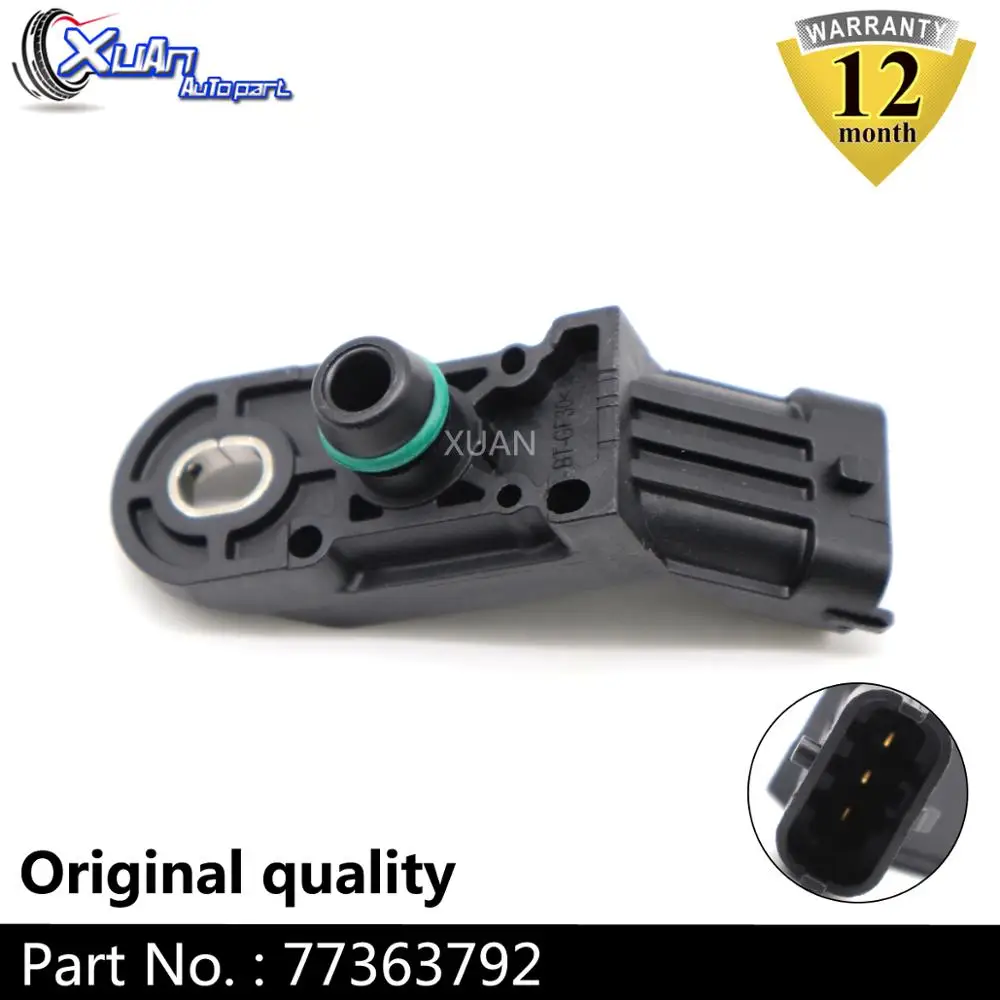 XUAN 1 бар коллектор абсолютное давление карта сенсор 77363792 для Alfa Romeo Fiat DOBLO GRANDE PUNTO IDEA LINEA PALIO SIENA LANCIA