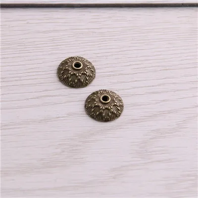 Antique Bronze Сладкий колокольчик 150 шт 4*12*12 мм два цвета сосуд полый маленький цветок DIY разделенные ювелирные изделия Аксессуары Подвески для изготовления ювелирных изделий - Окраска металла: Antique Bronze