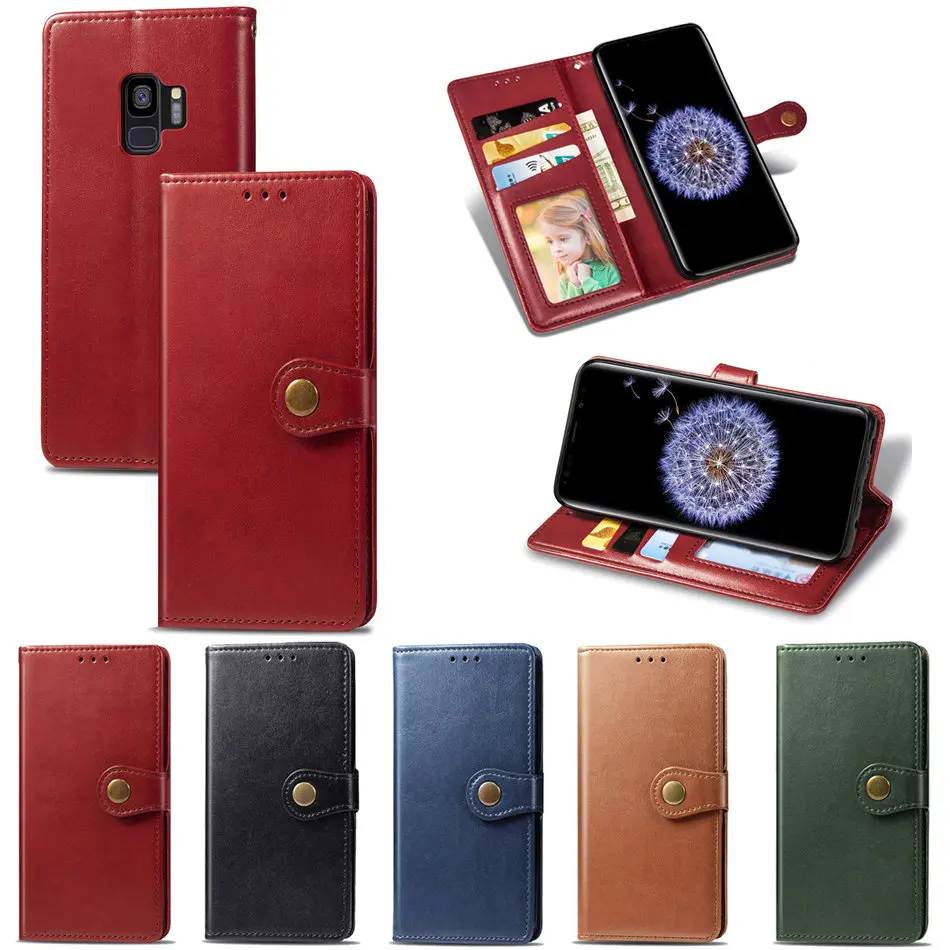 

Retro Flip Phone Case For Motorola Moto G7 Power P40 Z4 Play E6 Plus One Zoom Pro G5S Business Stand Wallet Men Lady Capa E05E