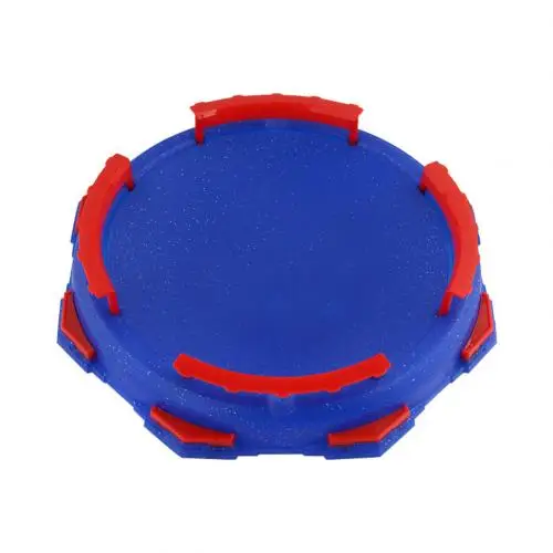 Blue Round Круглый/Hex взрыв гироскопа Арена диск Дуэль Launcher стадион детская игрушка для Beyblades подарок для детей день рождения - Цвет: Blue Round