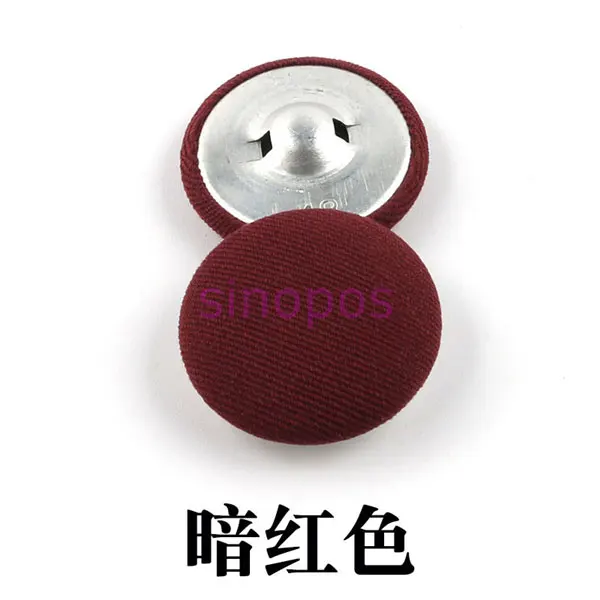 9 Dark Red 10-30 мм, круглая форма, ткань, пуговицы, декор для шитья, женская рубашка, свитер, пальто, сделай сам, детская одежда, кнопка, SP01 - Цвет: 9 Dark Red