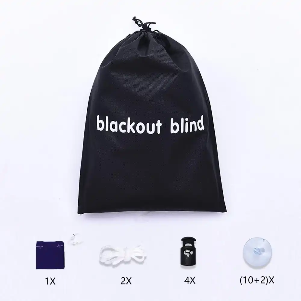 Blinds Window Cover Portable Adjustable Travel Blackout Curtains