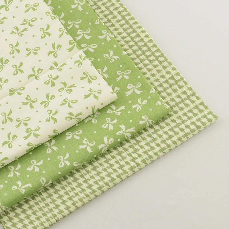 Booksew Telas De Algodon Para Patchwork 3 предмета 40 см x 50 бант в клетку 100% хлопок ткань толстая
