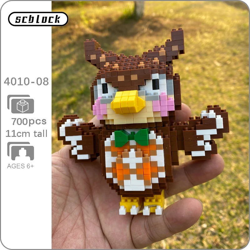 SC 4010 08 игра пересечение животных Сова Птица погоде Домашние животные 3D DIY Мини