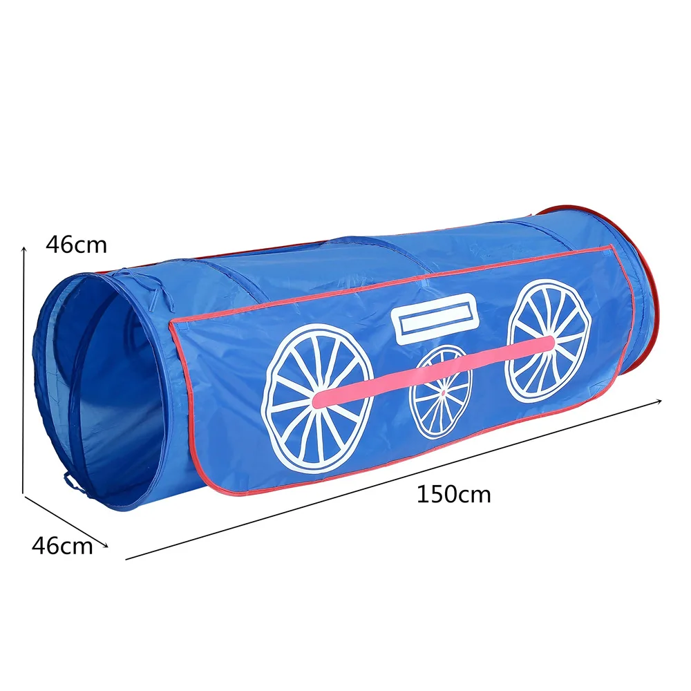 Детская палатка с пересекающимися границами, голубой поезд, туннель для ползания, океаны, мяч, бассейн, набор из двух предметов, игровой домик, складная монгольская юрта