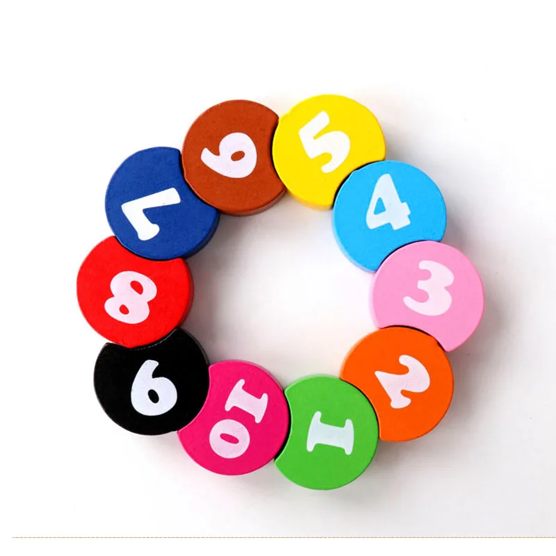 Numbers Math Toy Threading Caterpillar Develop Intelligence Learn Counting Mathematics Teaching Aids Kids Wooden Montessori Toy