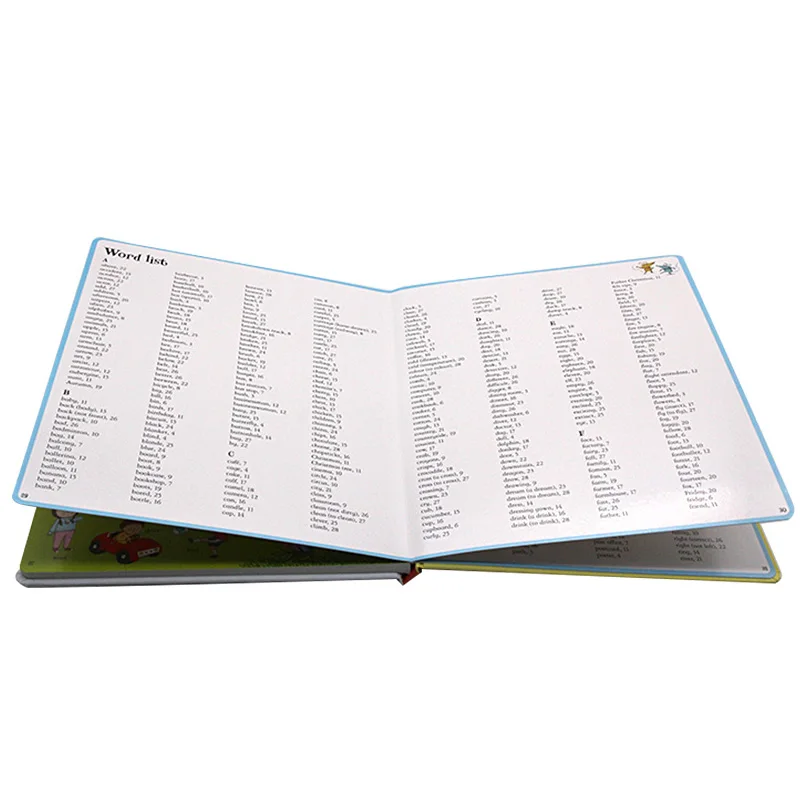 Usborne Большая книга английского языка Изучение слов знаменитая картина Borad для