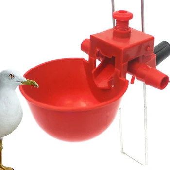 

10Set Chicken Waterer Hens Quail Birds Drinking Bowls Water for Chicken Coop Chick Nipple Drinkers Poultry Farm Animal Supplies