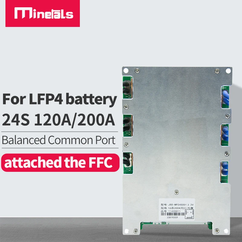 Минералы 24S 72v BMS PCM 120a 200a электрическая четырехколесная аккумуляторная батарея с