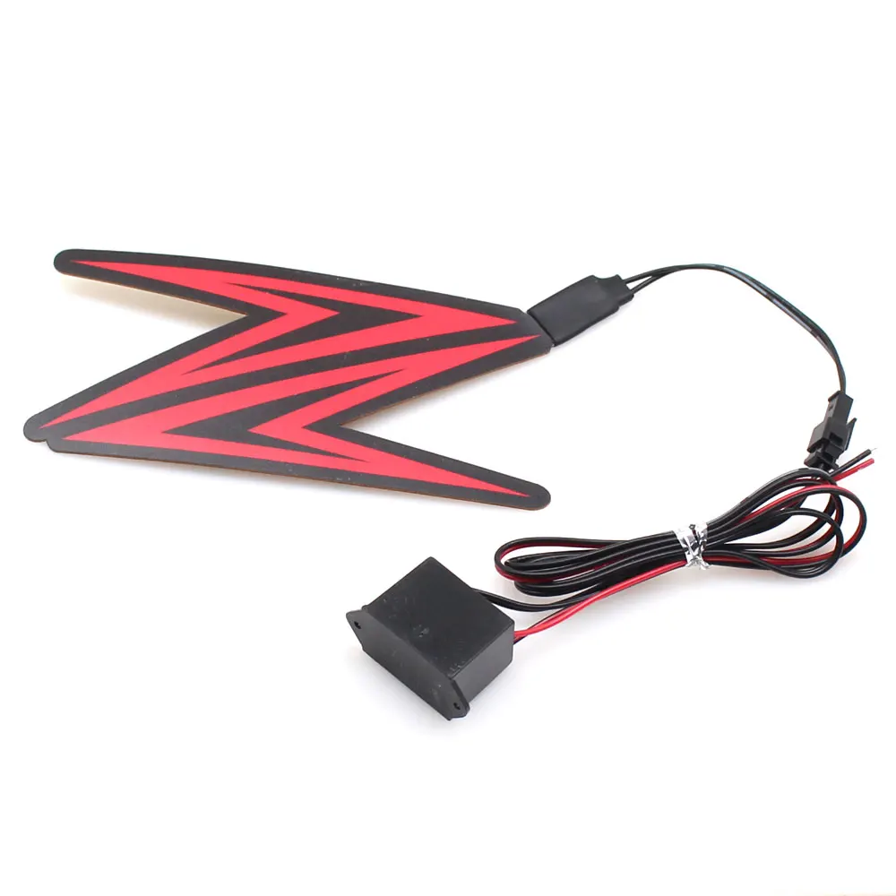 Motorcycle Night Riding Cold Light Signal Flashing Stripe Luminous Sticker For Kawasaki Z900 Z650 Z1000 Z800 Z750 Z300 Z250 Z125