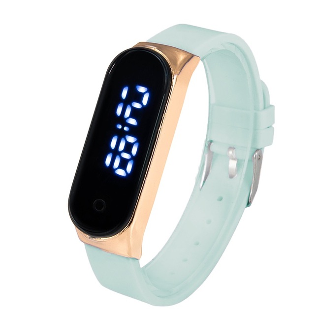 For Women Stylish Luxury Lady Watches Digital Watch For Girls Silicone Strap Sport Fashion Gift Montre Femme