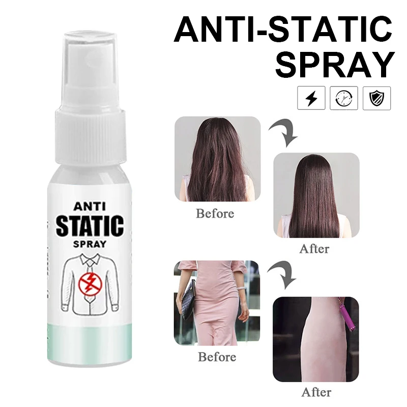 

2020 Hot 30ML Anti-Static Cloth Hair Spray Balancing Replenishes Moist For Blankets Fabrics Disposable Spray FREE SHIPPING TSLM1