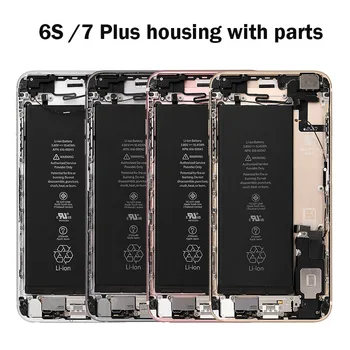 

housing with inner parts Camera battery Original flex cable full assembly replacement For iphone 6S 7 Plus