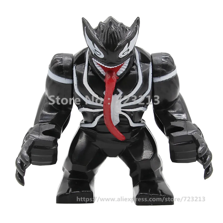 Одиночная Venom 7 см Анти-Веном Carnage Росомаха Marvel супергерой из фильмов строительные блоки кирпичи модель игрушки для детей