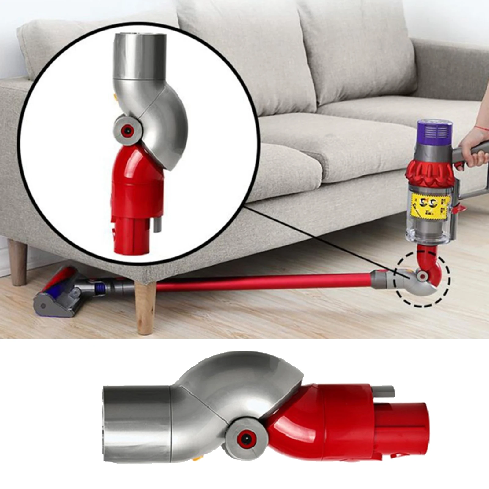 1pcs Bottom and Top Adaptor Up-Top Brush Adaptor Tool for  V8 V10 V11 Vacuums