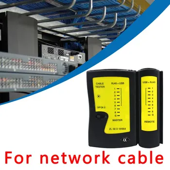 

LAN Cable Tester Network Testing Tools Ethernet Rj11 LAN Cable Telephone Line Tester Wholesale Line Finder Wire Tracker