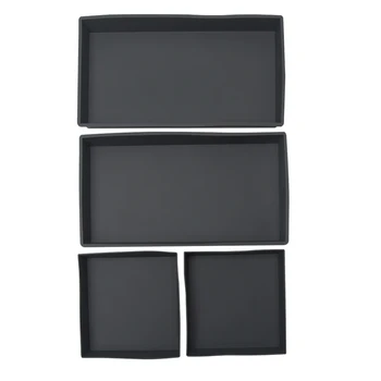 

4pcs/set High Temperature Resistance Home Kitchen Solid Cooking Reimagined Dining Non Stick BBQ Grey Sheet Pan Soft Silicone