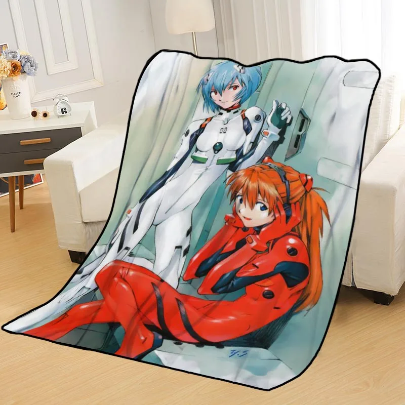 Custom Neon Genesis Evangelion Blankets for beds throw blanket soft blanket summer blanket anime blanket travel blanket - Цвет: Blanket 13
