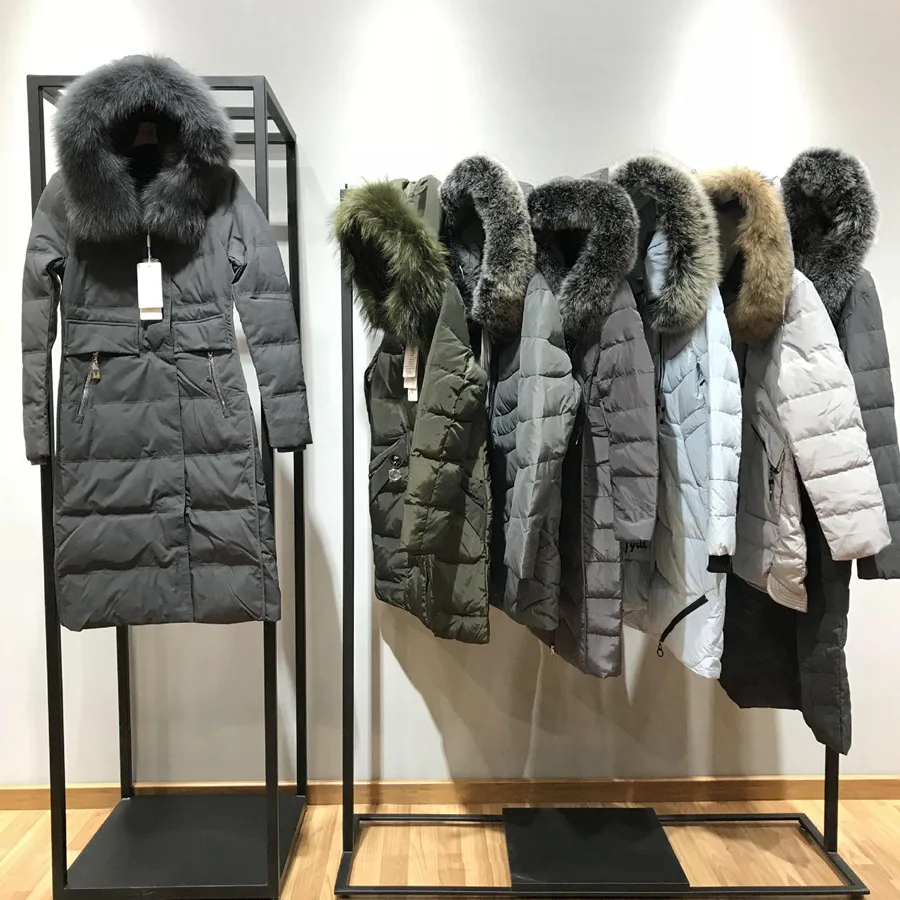 Женский пуховик, стиль, тонкий пуховик, женское платье, верхняя одежда, соединенный бренд, скидка, женский пуховик