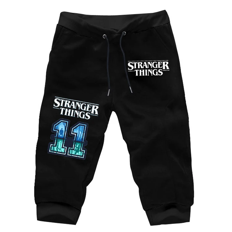 Cropped Trousers 3 Для мальчиков свободные 7 Minutes Of Штаны очень странные дела Подрезанные штаны летние модные Sweart Штаны Для мужчин Уличная хлопок шаровары - Цвет: Cropped Trousers 3