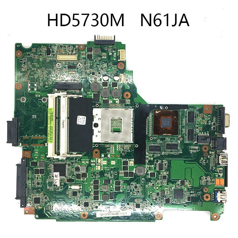 Отправка платы + N61JQ материнская плата HD5730M REV: 2 0 для ASUS N61J N61JA ноутбука тест