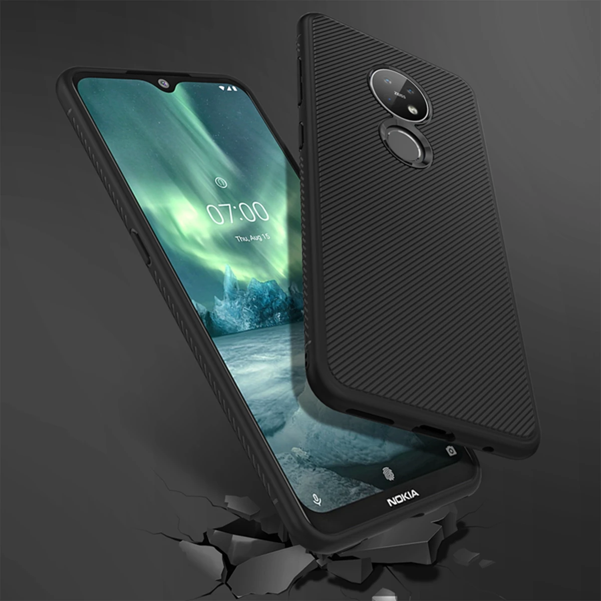Для Nokia 7,2 6,2 чехол для телефона мягкий ТПУ устойчивый к царапинам защитный чехол Противоскользящий Чехол для мобильного телефона противоударный чехол