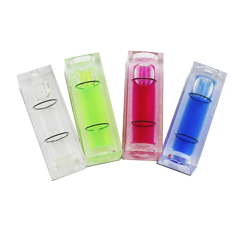 Qase 10*10*29Mm Bolla Di Livella A Bolla Quadrata Magnetica 4 Colori Disponibili 1 Pezzo