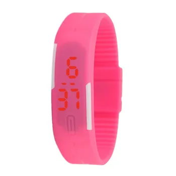 

Watch with Thin LED Bracelet Fashionable Touch Children Watches Electronic Student Kids Watches Gift