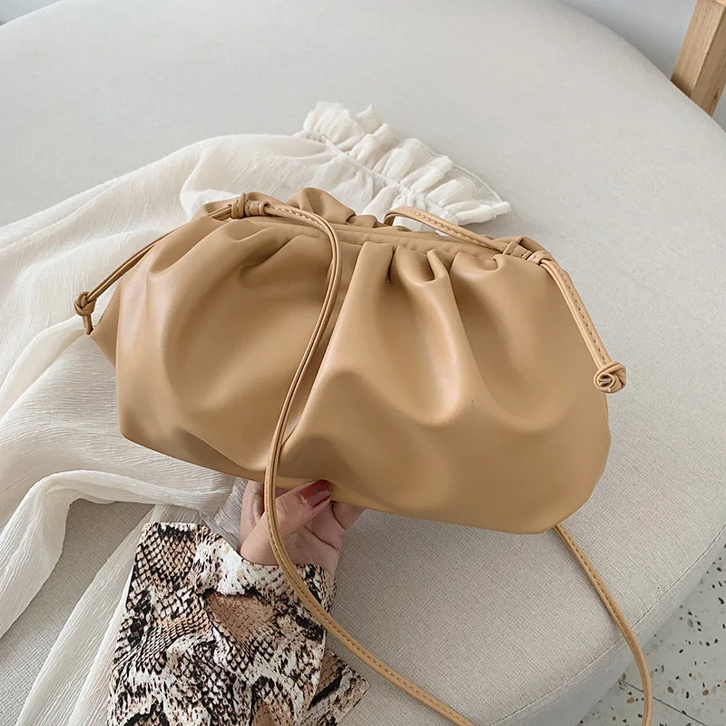 Мягкая женская сумка из искусственной кожи, сумки на одно плечо, модная сумка с магнитной пряжкой, дамская сумочка, клатчи на каждый день, новинка