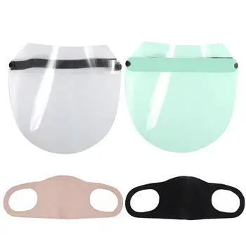 

Anti Splash Mask Protective Face Shield Transparent Full Face Cover Child Adult Dust-Proof Outdoor Cleaning Isolation Protective