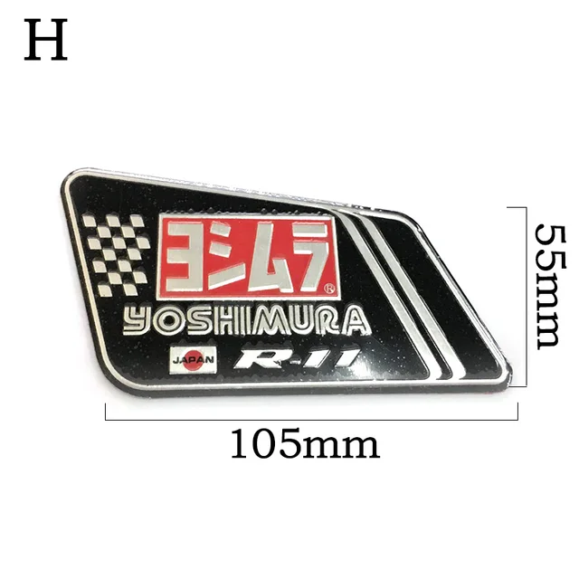 3D Aluminum Heat-resistant Motorcycle Exhaust Pipe Decal Sticker For Scorpio Two brothers Scorpio Arrow Leovince moto Sticker H