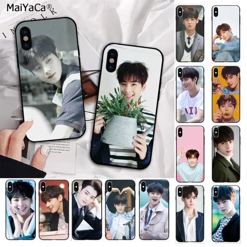 MaiYaCa Cha EunWoo корейский суперзвезда Мягкий Силиконовый ТПУ чехол для телефона iPhone 11