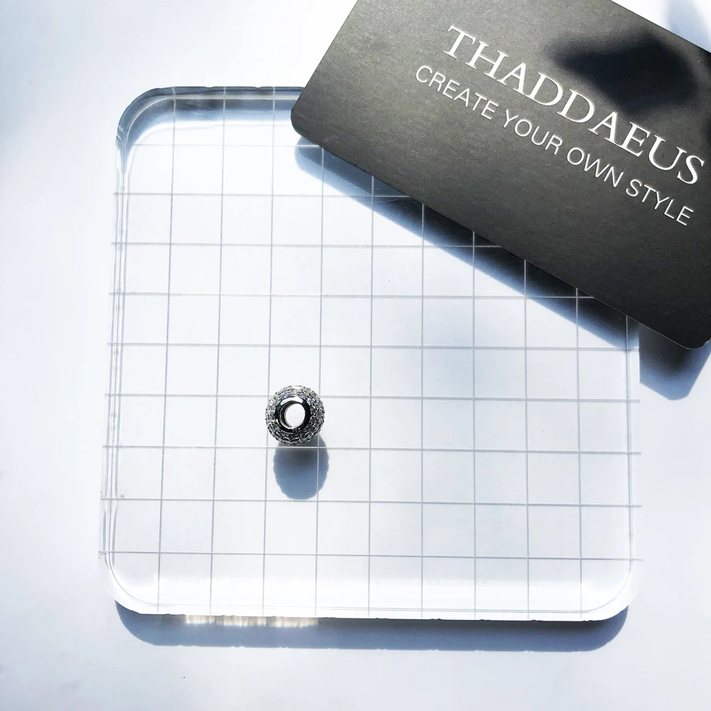 비즈 화이트 포장 브랜드  & CZ 유럽 쥬얼리 액세서리 여성 및 남성을위한 선물