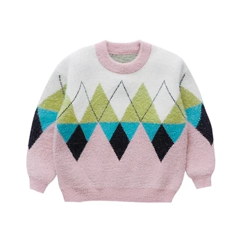 

Baby Autumn Winter Sweaters For Girls Knitwear Children Thick Knitted Sweaters 2 3 5 6 7 8 9 10 11 12 Years Toddlers Kids Tops