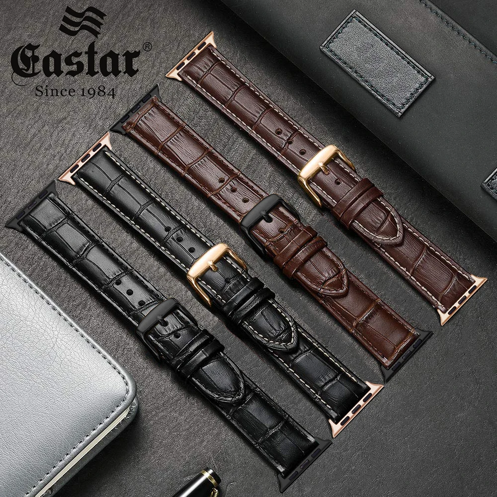 

Genuine leather strap for apple watch band loop 42mm 38mm watchband for iwatch 44mm 40mm 4/3/2/1 bracelet accessories