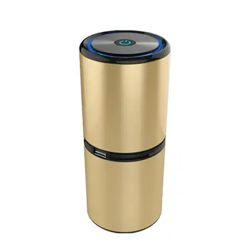 

Car Air Purifier Mini Portable Negative Ion Air Purifiers With Dual Usb Night Light Anion Air Freshener Best For Home