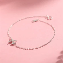 Милые женские браслеты SBR210 с памятью на подошве и 925 пробы