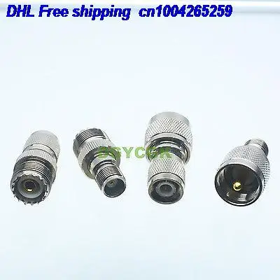 DHL 20 комплектов 4 шт./компл. адаптер TNC к UHF PL259 SO239 женский F мужской M комплект для Коммуникационный адаптер 22cs