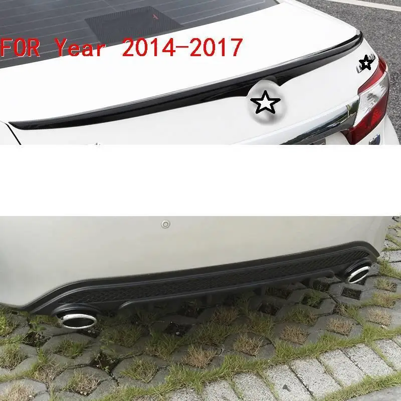 Модификация Automovil модифицированный протектор молдинги задний диффузор Тюнинг автомобиля Передние Губы бамперы 14 15 16 17 для Toyota Lewin