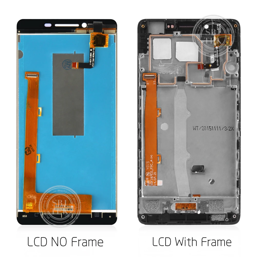 SRJTEK для Lenovo A6010 сенсорный ЖК экран матрица дигитайзер с рамкой стекло|Экраны