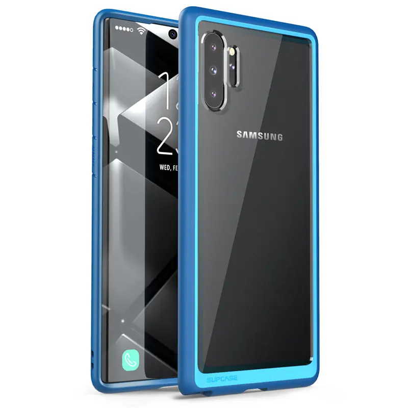 Чехол SUPCASE для samsung Galaxy Note 10 Plus( выпуск) UB style Premium Hybrid TPU бампер защитный прозрачный PC задняя крышка - Цвет: Navy