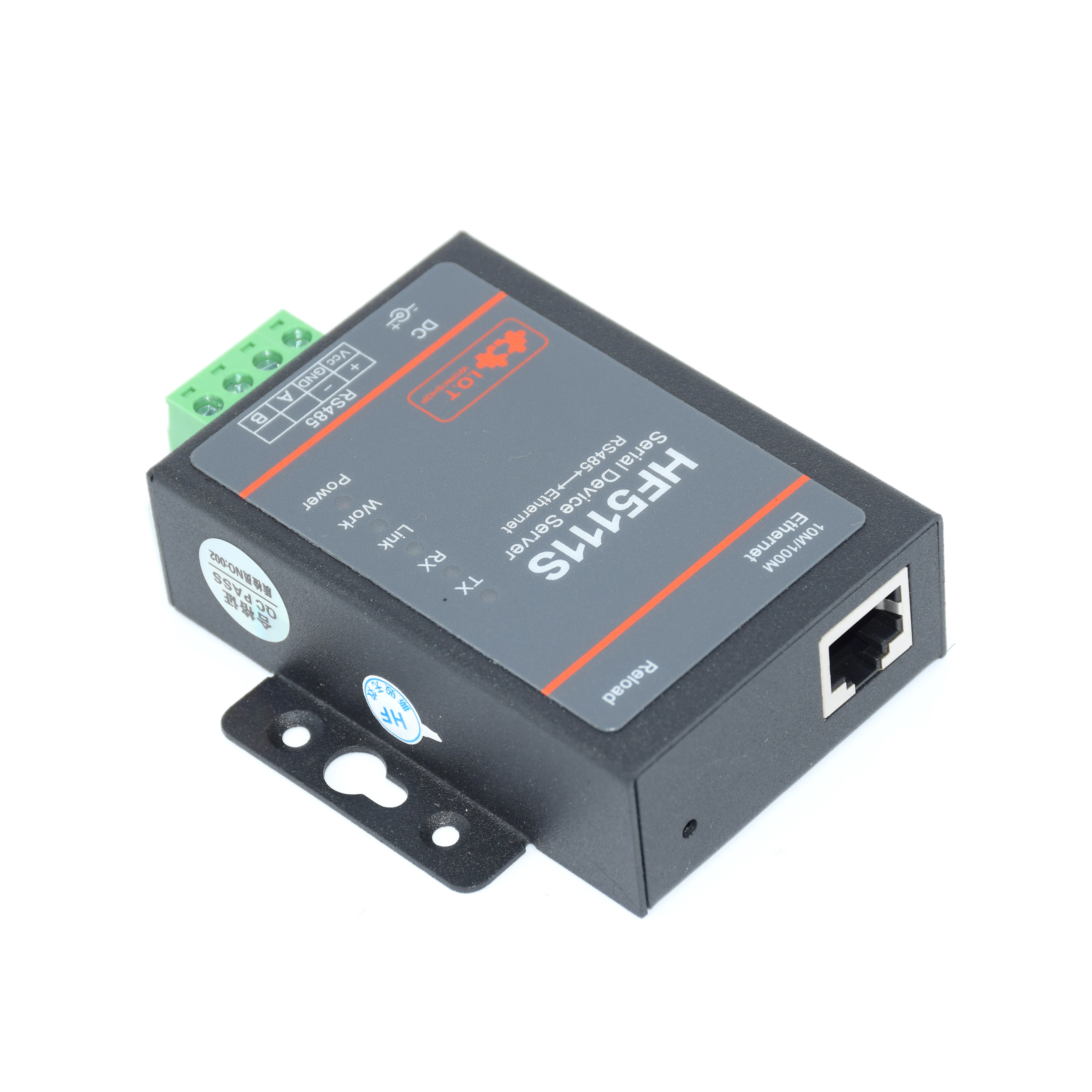 HF5111S Serial Server Industrial Serial Port Server RS485 to 3 Sockets Romote